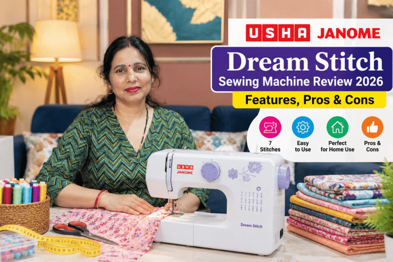 Usha Janome Dream Stitch Sewing Machine Review 2026 – Features, Pros & Cons